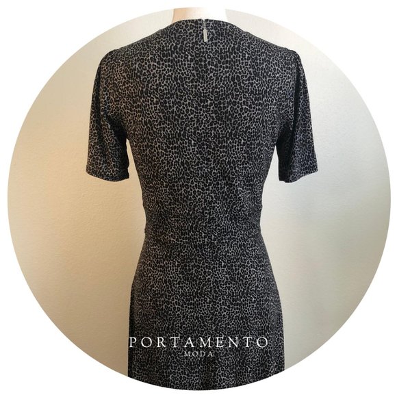 Flowy Animal Print Dress - Picture 2 of 4